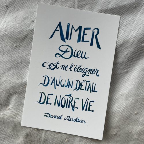 aimer dieu daniel brottier